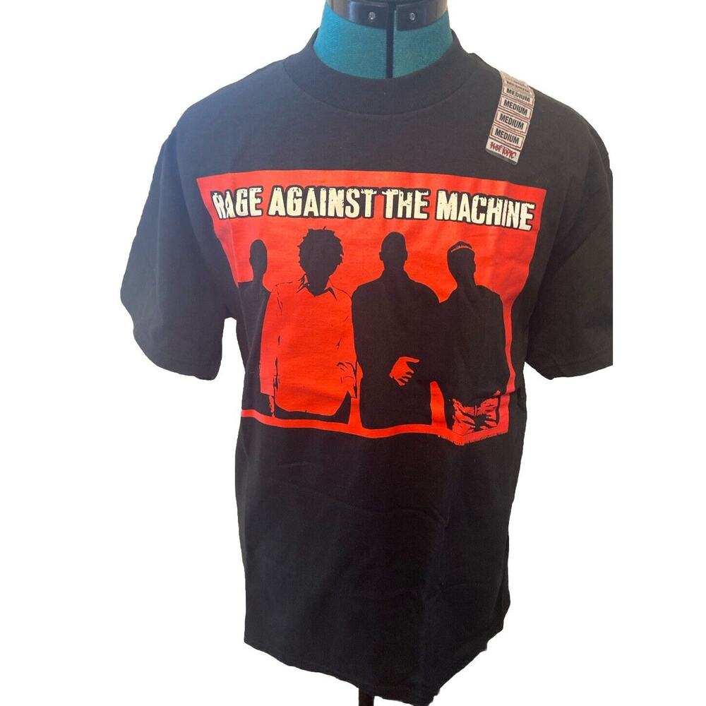 Vintage 1999 Giant Rage Against the Machine Short Sleeve Shirt Men’s Size M